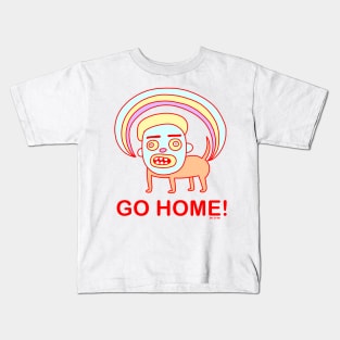 GO HOME! Rainbow Dog Kids T-Shirt